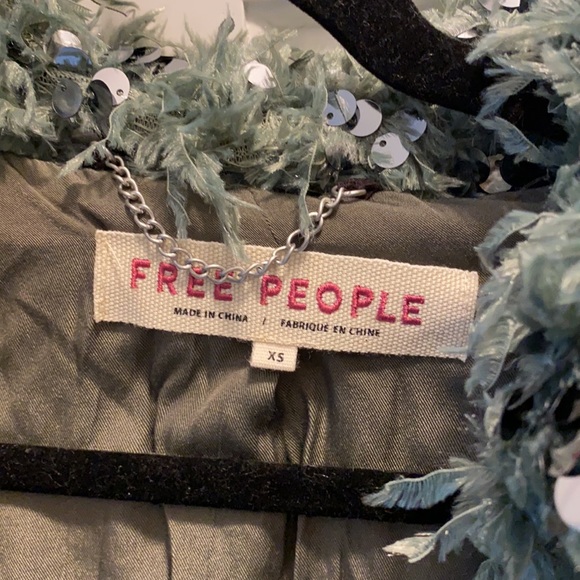 Free People Camilla Sequin Feather Jacket - Picture 4 of 5